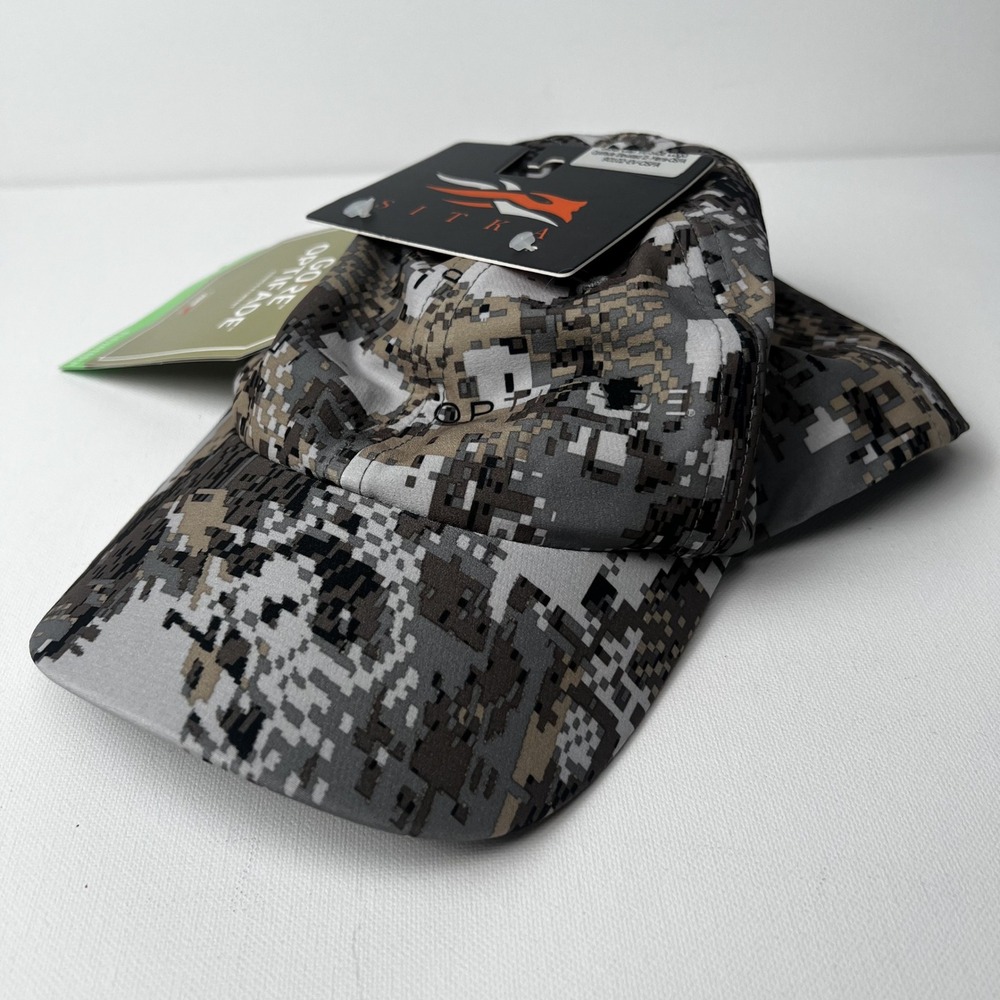Sitka Cap Side Logo Optifade Elevated II Mens OSFA Hunting Hat 90102-EV-OSFA